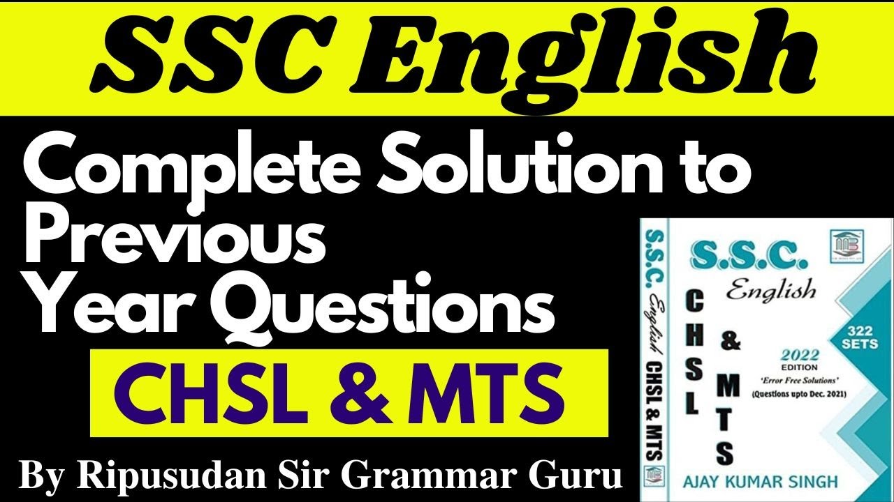 MB English Complete Solution | Set 20 MTS 2017 | Ajay Kumar Singh | MTS & CHSL Previous Year Papers