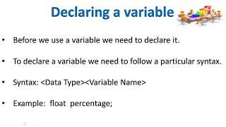 lecture 4                                  Variables in java
