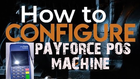 HOW TO #CONFIGURE YOUR #PAYFORCE #POS (FOR YOURS N21,000 MESSAGE ON WHATSAPP 07038294174)
