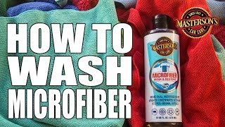 How To Wash Microfiber Towels - Masterson's Car Care - Best Microfiber Detergent screenshot 3