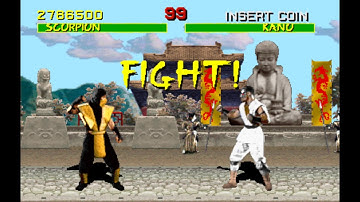 Mortal Kombat Revision 5.0 T-Unit (French Version) Play through Scorpion Very Hard (60FPS)