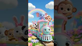 Happy Animal Train Adventure 🚂🐰 | Toddler Learning Cartoon