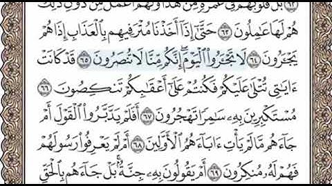 سورة المؤمنون الصفحة 346 الشيخ محمد صديق المنشاوي