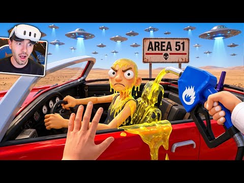 Virei FRENTISTA NA ÁREA 51 (novo) - Gas N Cars VR