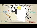 Como escribir los números