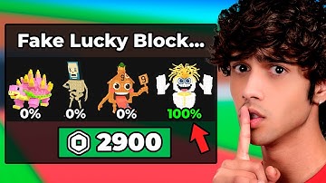 Secretly Cheating in a Lucky Block Race