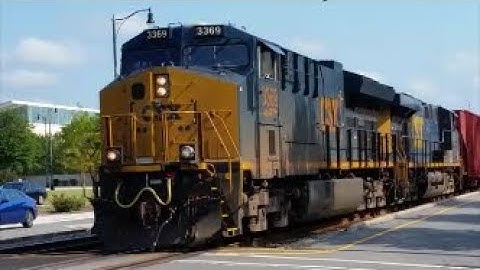 [CSXT]3369 GE ET44AH & 5400 GE ES40DC Leads F707-26 SB With Loud Hybrid K5HLL-R2 In Fay NC