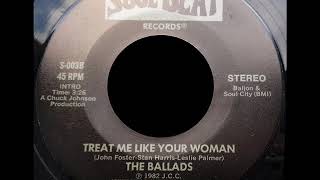Video thumbnail of "Treat Me Like Your Woman  - The Ballads"