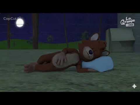 El lobito Chucho durmiendo en 15 minutos para @LaGranjaDeZenon volumen 4.