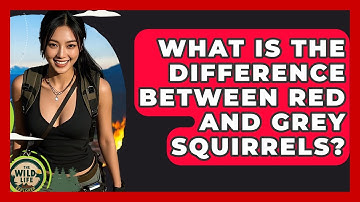 What Is The Difference Between Red And Grey Squirrels? - The Wild Life Explorer