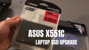 Asus X551C SSD Upgrade