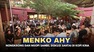 Coordinating Minister AHY Enjoys Coffee and a Relaxed Discussion at Kopi Kina Bogor