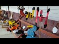 Whirligigs and wind chimes at amish store