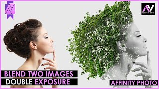 Blend Two Images In Affinity Photo (Grey Color Double Exposure Effect) screenshot 4