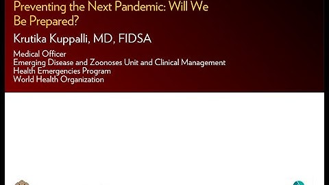9/16/2022: Preventing the next pandemic: will we be prepared?