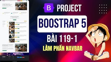119.1 Bootstrap5 - Project  Tạo Navbar Với Logo Và Tùy Chọn LoginSignup Trong Bootstrap