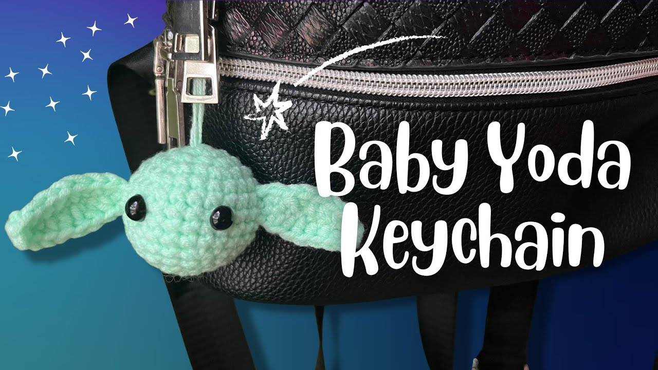 Crochet Baby Yoda Keychain Easy Pattern YouTube