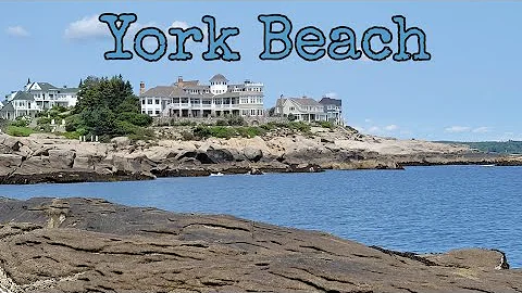 York Beach In York,Maine                             (New England) #YorkBeach #YorkMaine #Small-town