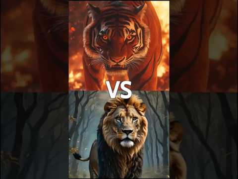lion vs wild animals (wolf, tiger, lion, leopard, bear, elephant)