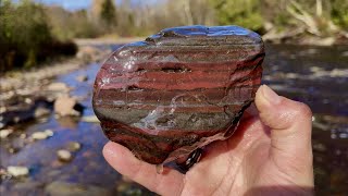 We explored a new and beautiful rockhounding spot!