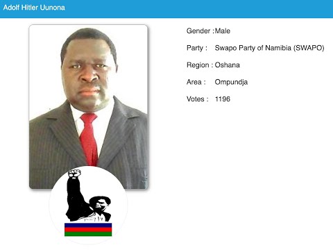 Man Named Adolf Hitler Wins Election In Namibia, Promises He's An Ok Guy