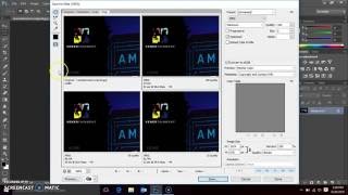How to use the save for web feature in Photoshop
