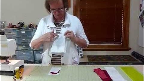 Basic Foundation Piecing 2 - Heart Block - Quilting Tips & Techniques 037