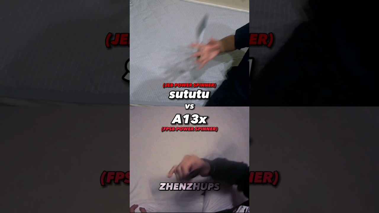 sututu VS A13x - Power Spinner Fight (Level: Hard) #penspinning #edit