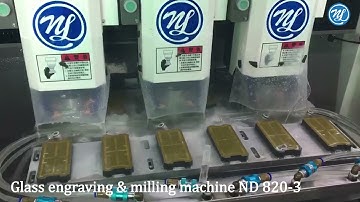 Mobile Tempered Glass | Engraving And Milling Machine | 2nd Process | Production Line | ND 820-3