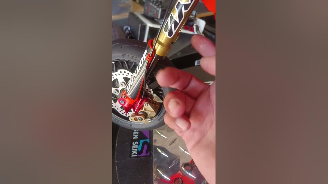 the proper way to set up your suspension in your front fork and rear