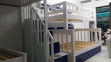 Mua bán giường 2 tầng, giường tầng gỗ đẹp tại Bình Tâm, Tân An, Long An 2020