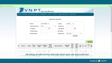 Hướng dẫn lọc hóa đơn điện tử VNPT-Invoice Phần 5