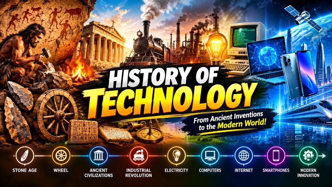 Cool Tech Inventiond History of Technology π± From Ancient Inventions to the Modern World π # ...