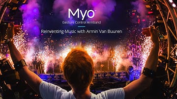 Myo Gesture Control Armband  + ArminVanBuuren