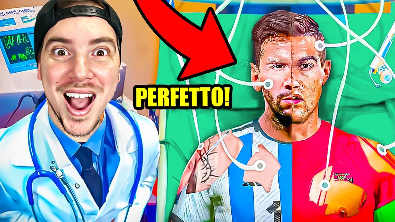 CREO IL CALCIATORE PERFETTO!! - (FUSIONE TRA Cristiano Ronaldo, Messi, Mbappè, Neymar ecc)