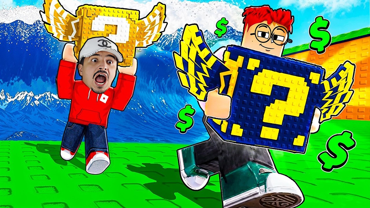 فتحت أقوى 50 بلكة حظ في ماب الهروب من توسونامي 🔥 طلعلي Infinty نادر Roblox Escape Tsunami