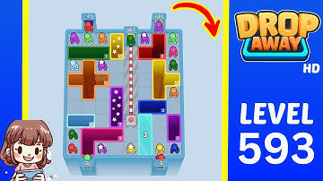 Drop Away Level 593 Solution Walkthrough