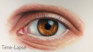 How to Draw Realistic Eye | Time-Lapse | Chris Cheng