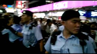 11JUL2015 旺角追擊大媽 「本土力」召集人被捕片段