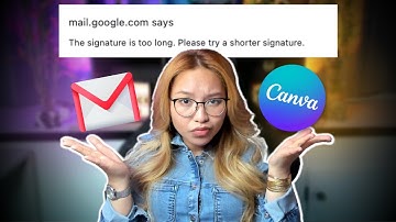 How I Fixed the "Gmail Signature Too Long" Error Message [FREE TEMPLATE]