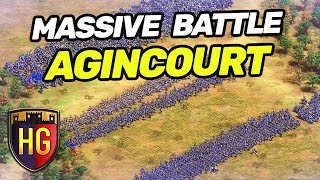 Battle of AGINCOURT | Age of Empires 2