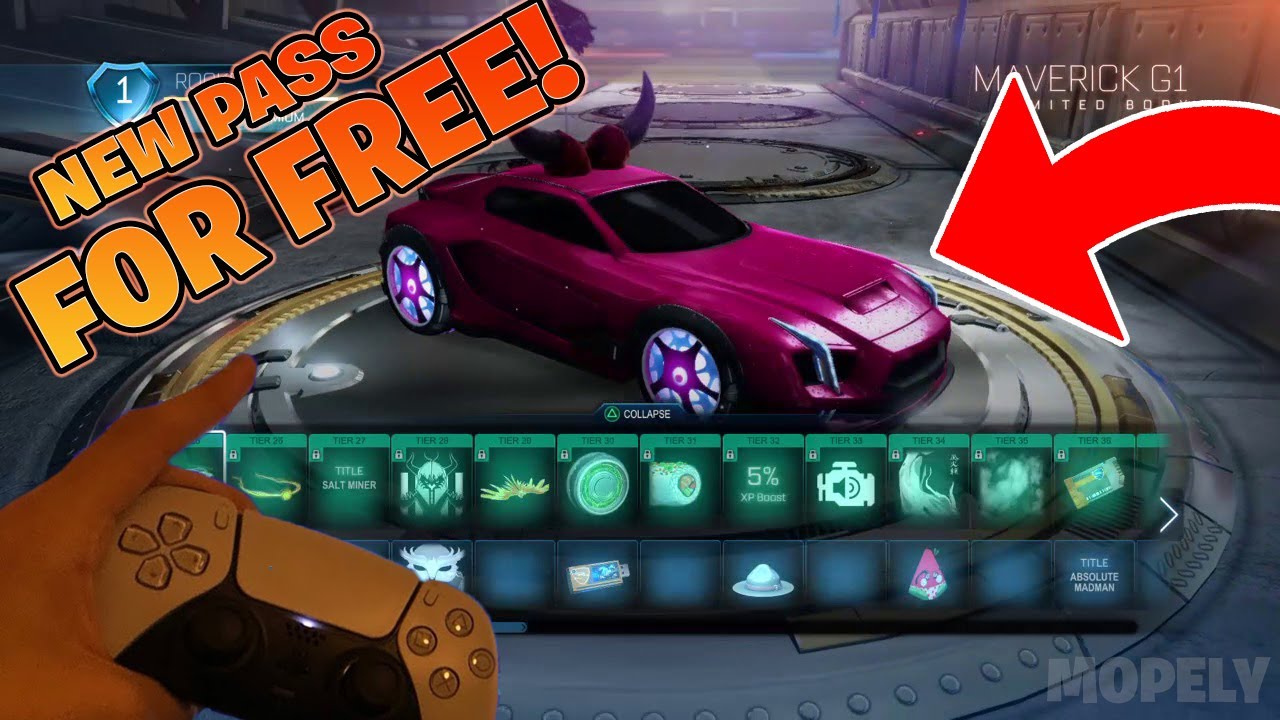 How To Get BRAND NEW BATTLEPASS FOR FREE In Rocket League Season 5 (FREE CREDITS)