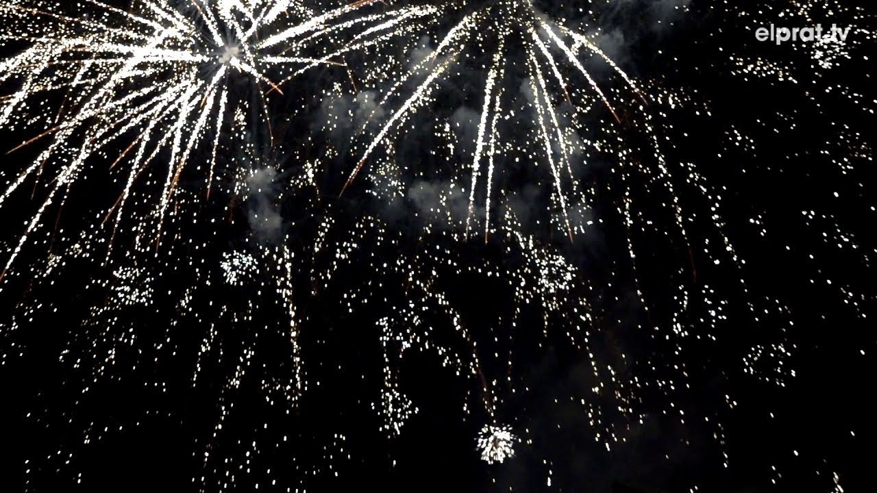 El tradicional piromusical clou la Festa Major del Prat 2018