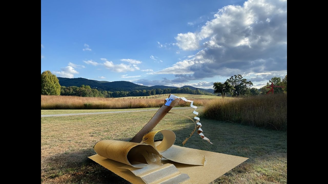 Digital Art Challenge: Design a mini site specific sculpture and digitally add it to the landscape.