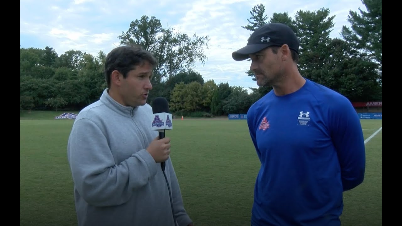 AU Men's Soccer Postgame vs. Bucknell Head Coach Zach Samol YouTube