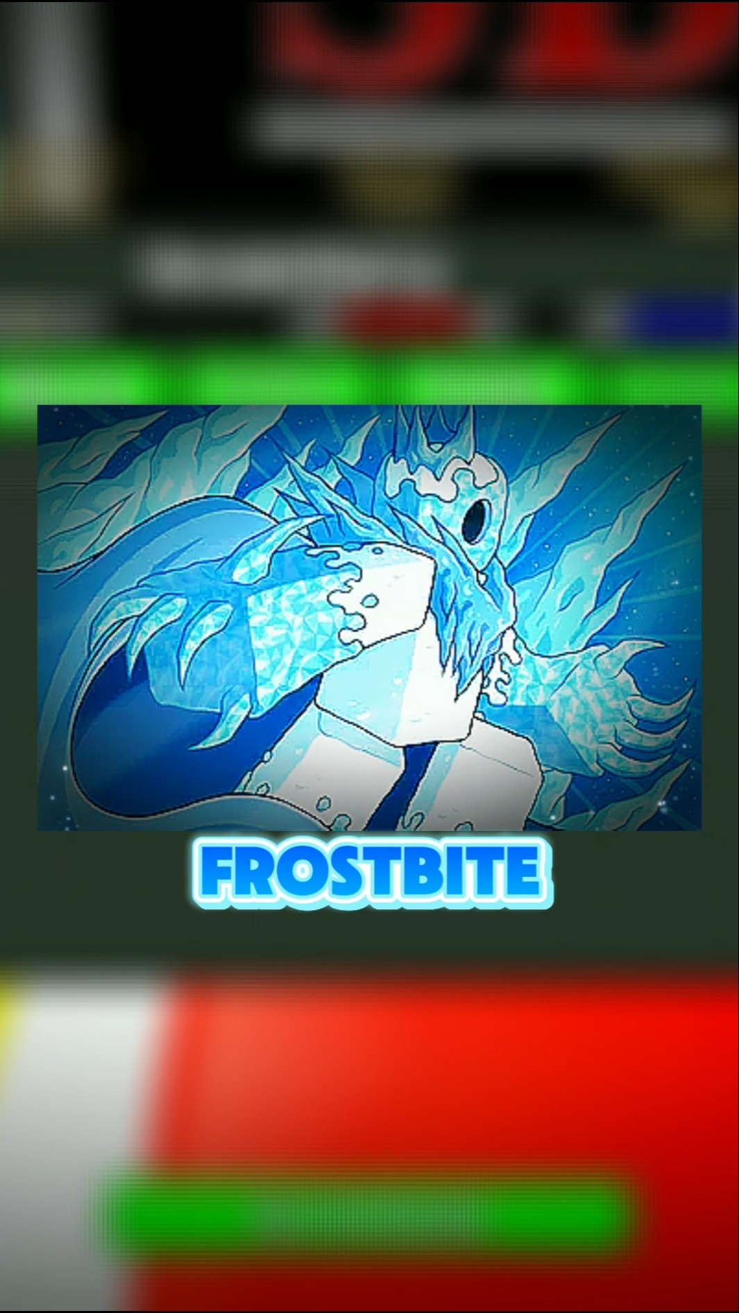 Reviewing The FROST BITE Mastery 🤩 #roblox #Short #slapbattles