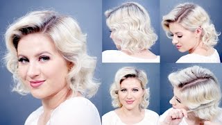 HOW TO: Retro Finger Waves Short Hairstyles | Milabu screenshot 5