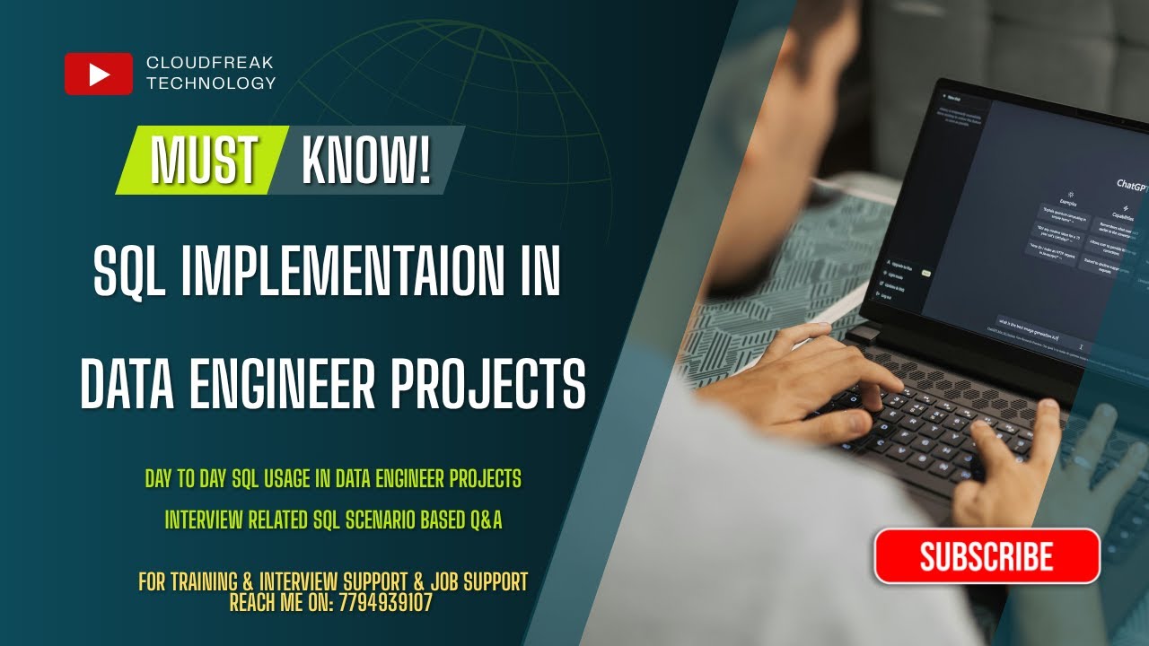 SQL Workshop Part1 - SQL usage in Data engineer Projects # ...