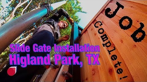 JOB COMPLETE! AllOMatic SL100 FP DC installation in Highland Park, TX | SC0073