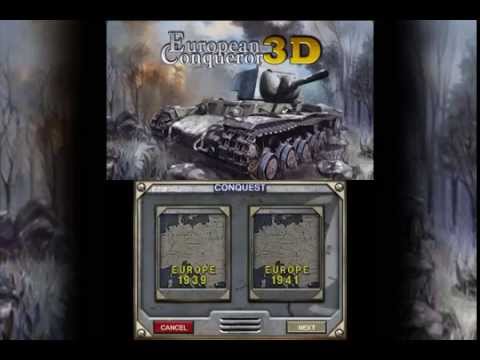 3DS eShop Game European Conqueror 3D (Game Intro)